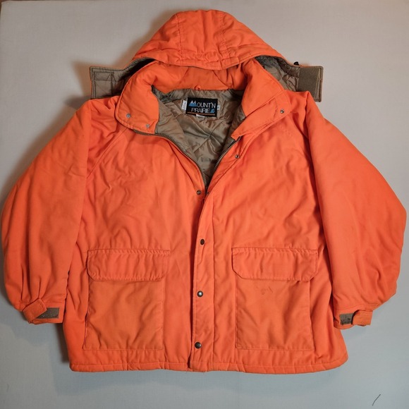 Jackets & Blazers - Mount'n Prairie‎ XL Blaze Orange Hunting Jacket Removable Hood Insulated USA